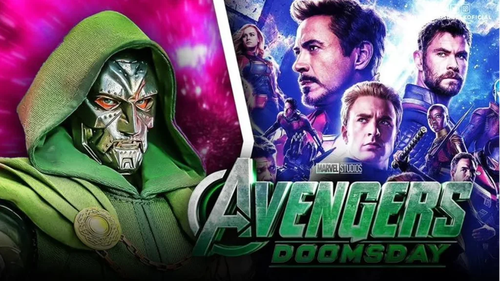 Robert Downey Jr. y Chris Evans en Avengers Doomsday durante presentación en CinemaCon